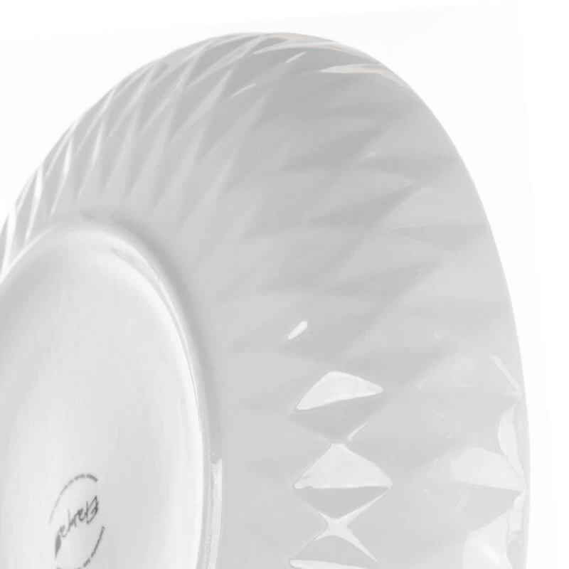 Elama Esme 4 Piece Porcelain Assorted Bowl Set In White - Image 10