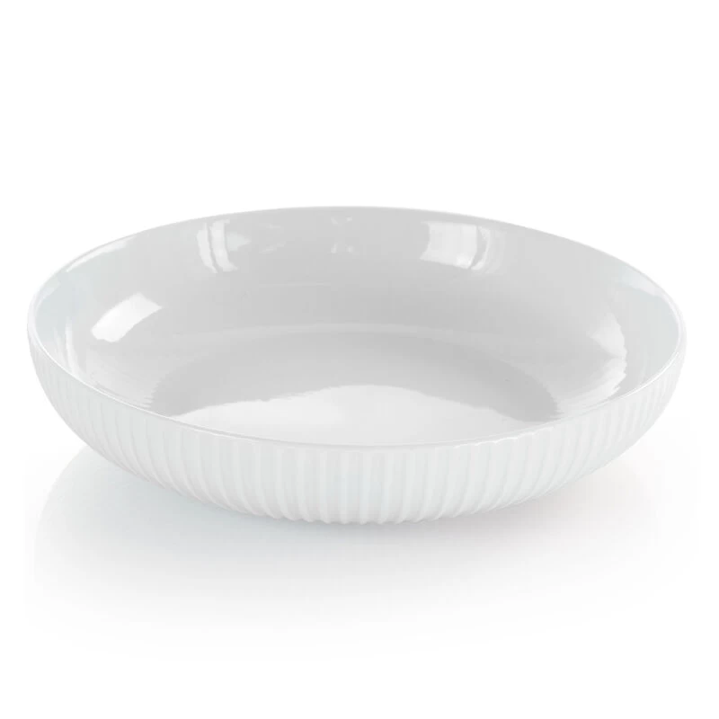 Elama Esme 4 Piece Porcelain Assorted Bowl Set In White - Image 4