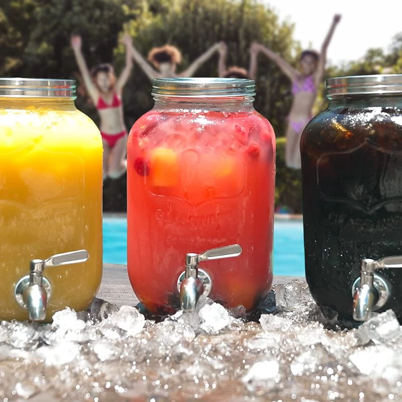 1 Gallon Cold Brew Coffee Maker With Glass Carafe And Stainless Steel Mesh Filter - Image 4