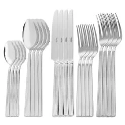 Martha Stewart Carlyle 20 Piece Flatware Set