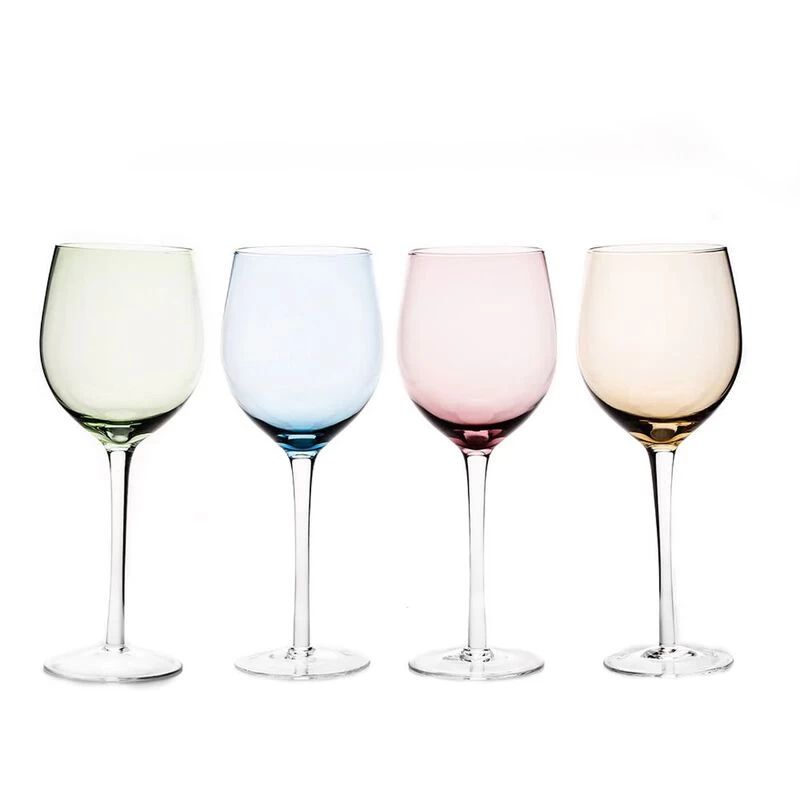 Grassi Colorful Stemmed Wine Glass (15.5 Oz. Set Of 4)