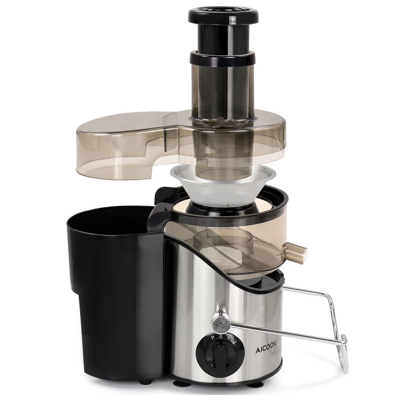 AICOOK Centrifugal Self Cleaning Juicer And Juice Extractor In Silver - Image 10