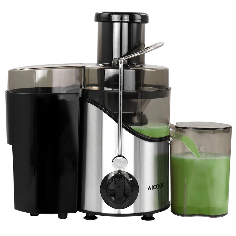 AICOOK Centrifugal Self Cleaning Juicer And Juice Extractor In Silver - Image 3