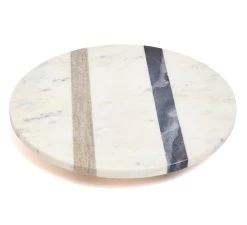 12 Inch Single Tier Marble Lazy Susan Turntable