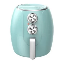 Brentwood 3.2 Quart Electric Air Fryer With Timer And Temp Control- Turquoise