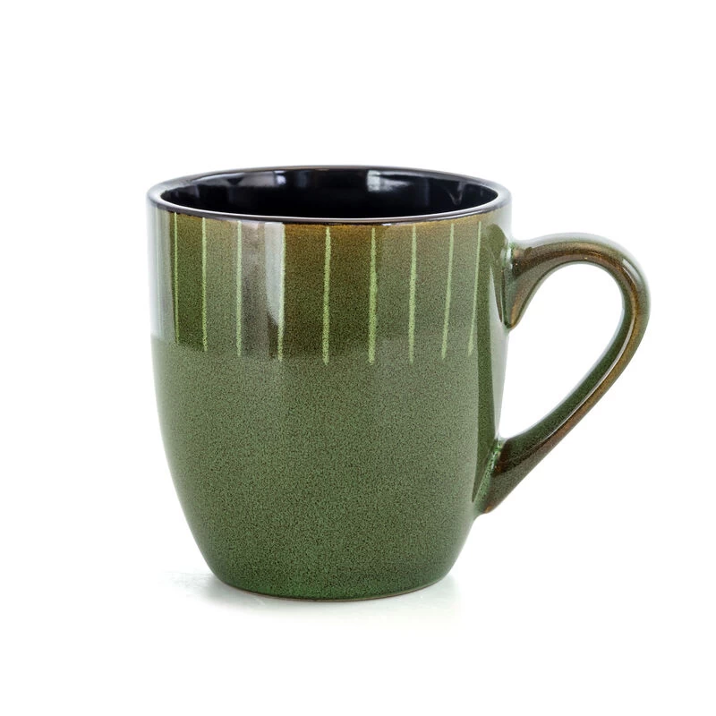 Elama Grand Jade 16 Piece Luxurious Stoneware Dinnerware With Complete Setting For 4, 16pc - Image 8