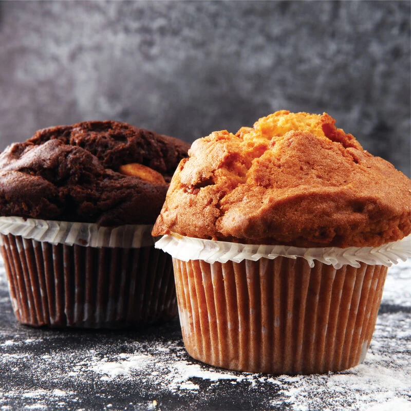 Baker's Secret 12cup Muffin Cupcake Pan, 2Layers Non-stick Coating, Aluminized Steel, Dark Gray, Superb Collection - Image 4