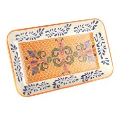 Laurie Gates Rectangular 14.8 Inch Stoneware Platter