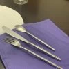Modern 18-PC Flatware Set (Dinner Knife, Dinner Fork, Dessert Spoon)