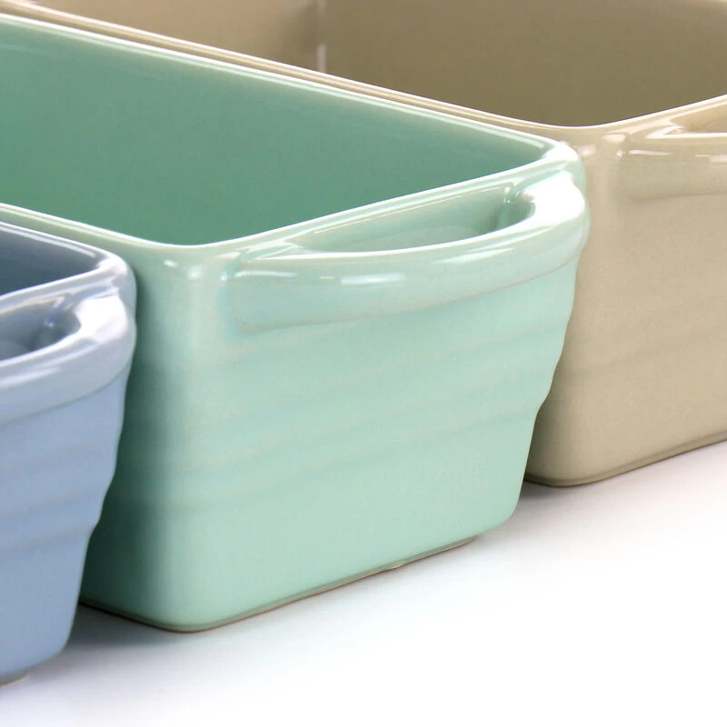 Martha Stewart 5.1 Inch Mini Loaf Pan 4 Piece Set In Assorted Colors - Image 4