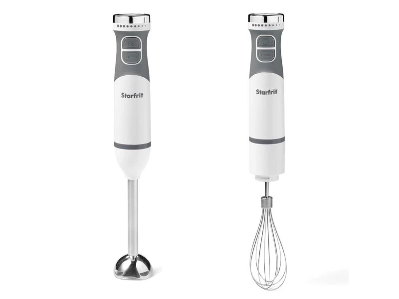 Starfrit - 4-in-1 Hand Blender Set, 10-Speed Variable Control, White - Image 3
