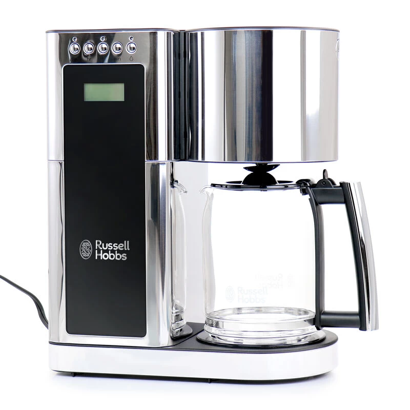 Russell Hobbs Glass 8 Cup Coffeemaker In Black And Stainless Steel - Image 3