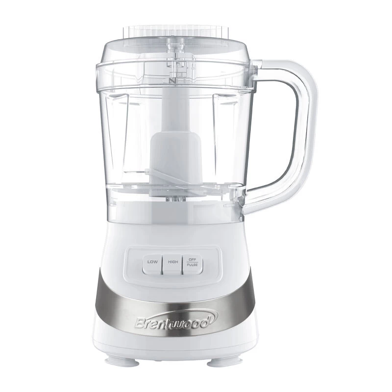 Brentwood FP-549W 3-Cup Food Processor In White