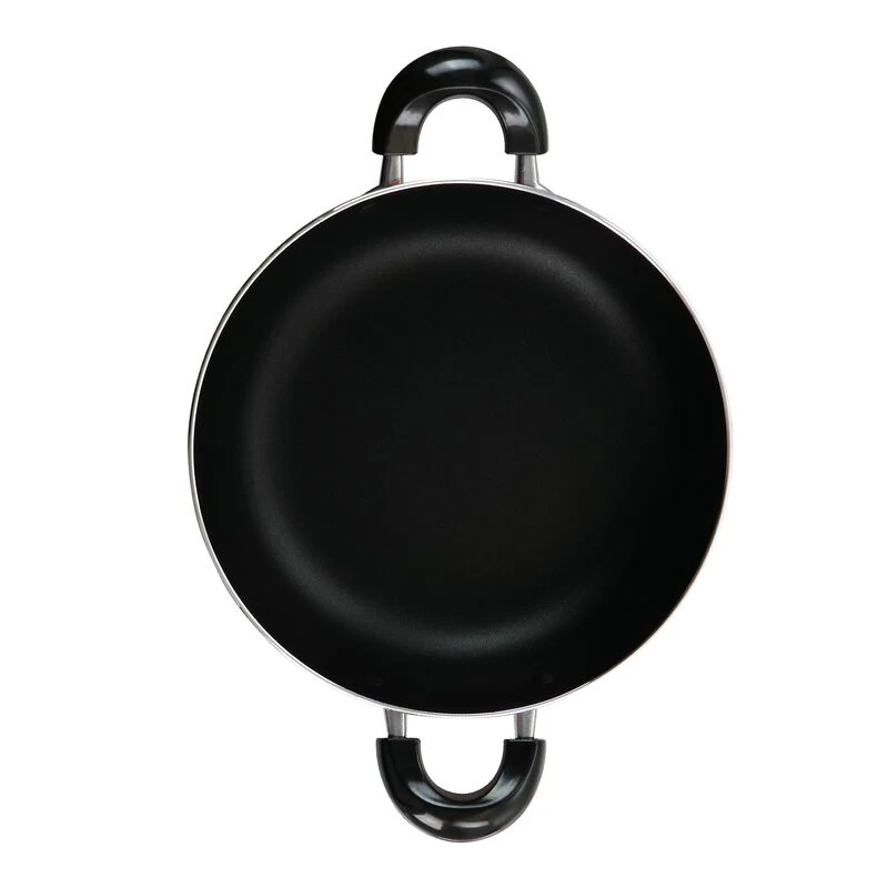 Better Chef 10 Inch Red Aluminum Deep Frying Pan With Glass Lid - Image 4