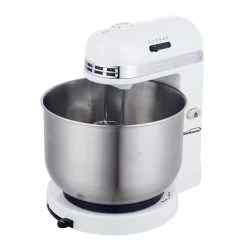 Brentwood 5 Speed Stand Mixer With 3.5 Quart Stainless Steel Mixing Bowl In White