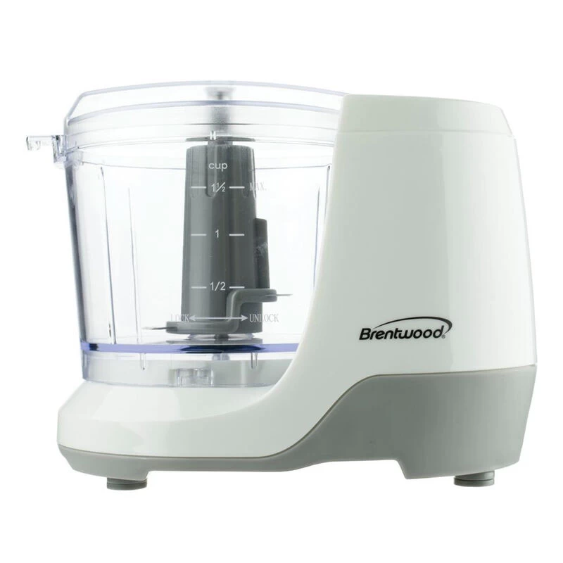 Brentwood 1.5 Cup Mini Food Chopper In White