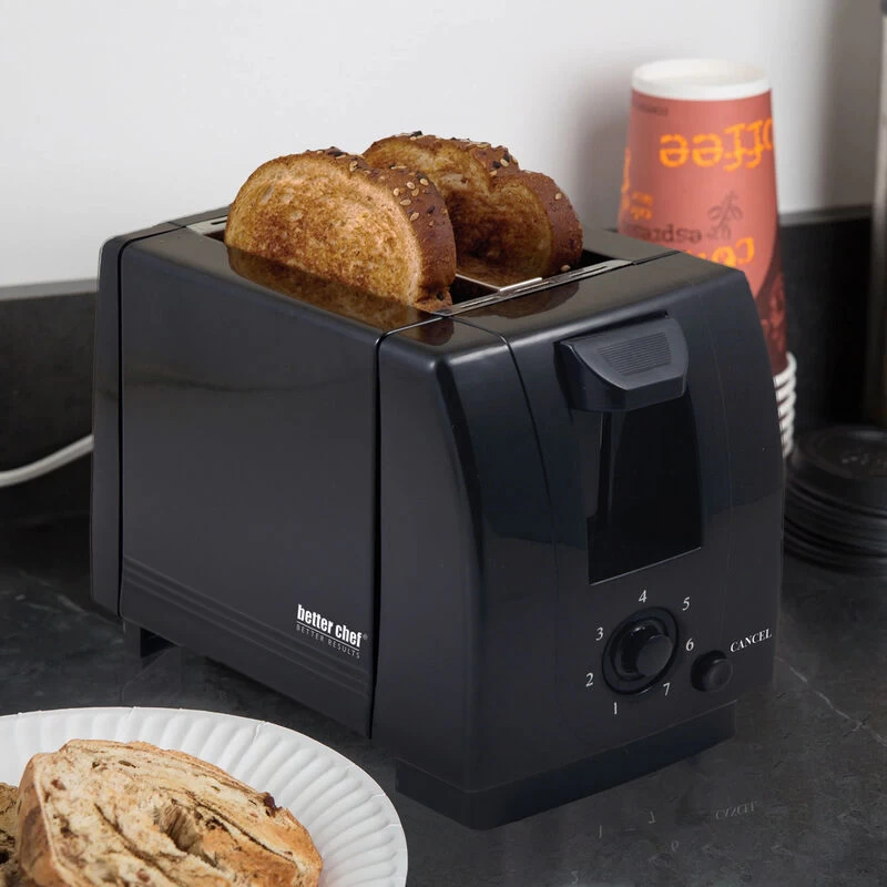 Better Chef 2-Slice Black Toaster - Image 2