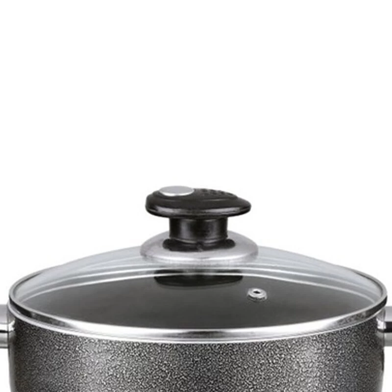 Brentwood Dutch Oven Aluminum Non-Stick 4 Qt-Gray - Image 2