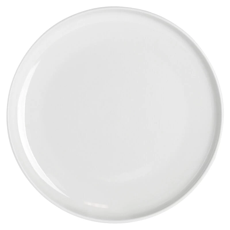 Gibson Home Oslo Peak 12 Piece Fine Ceramic Dinnerware Set In Bright White - Image 5