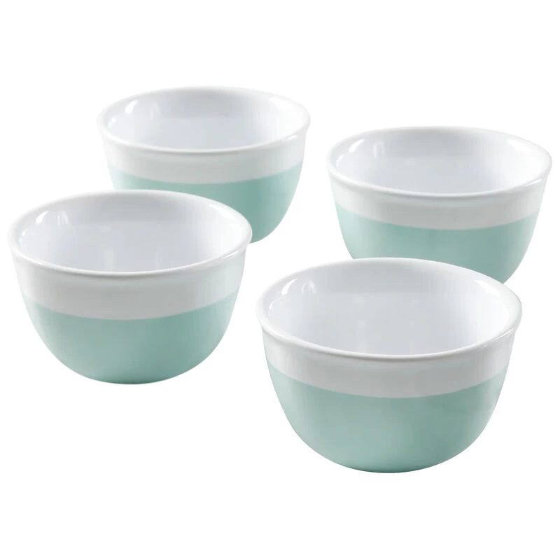 Martha Stewart Dual-Tone 3in Dipping Bowl 4 Piece Set In Blue And White - Image 2