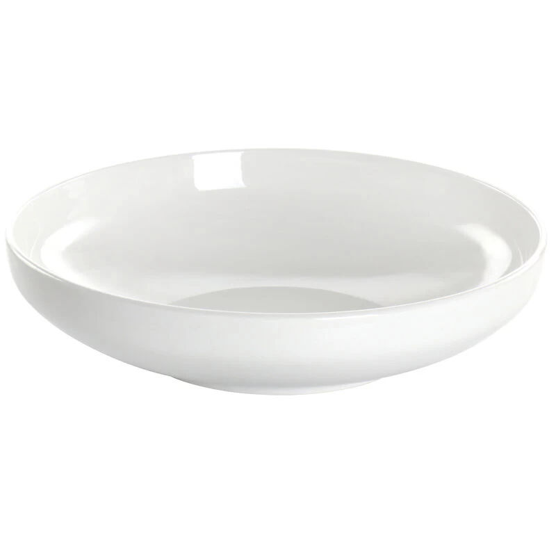 Gibson Home Oslo Peak 12 Piece Fine Ceramic Dinnerware Set In Bright White - Image 6