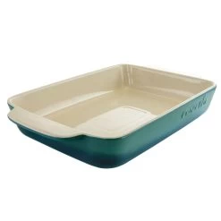 Crock-Pot Crock Pot Artisan 5.6 Quart Rectangular Stoneware Bake Pan In Gradient Teal