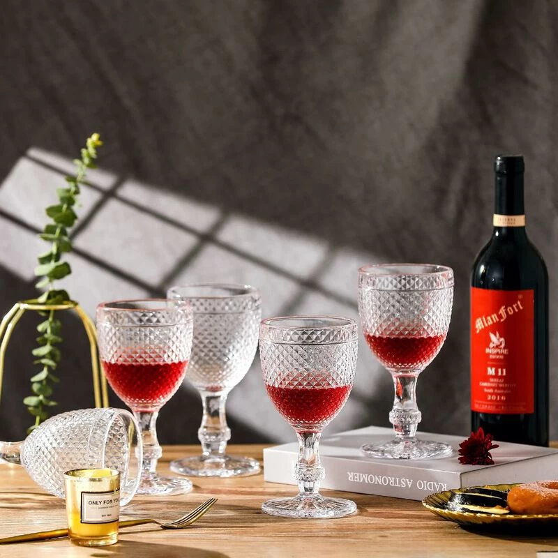 Grassi Chroma Collection Wine Goblets Glasses Set Of 6, 10.6 Oz - Image 3