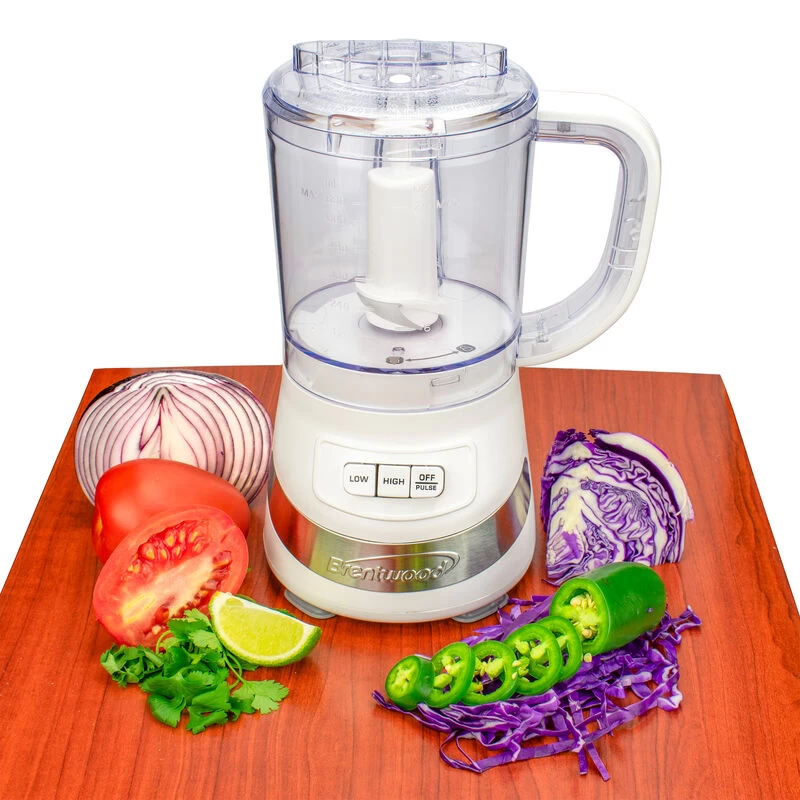Brentwood FP-549W 3-Cup Food Processor In White - Image 6